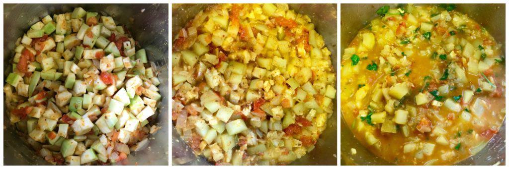 Lauki Bottle Gourd Curry Instant Pot Pressure Cooker