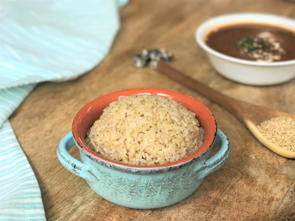 Brown rice instant pot pressure cooker