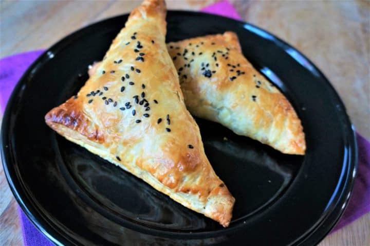 Paneer Puff Pastry Turnovers Air Fryer Oven