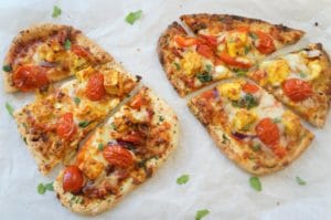Tandoori Paneer Naan Pizza Air Fryer Oven