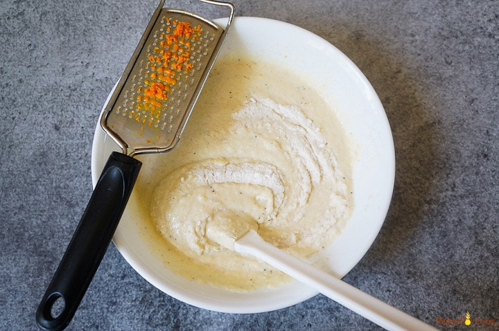 Orange Semolina Cake - Add baking soda powder orange zest