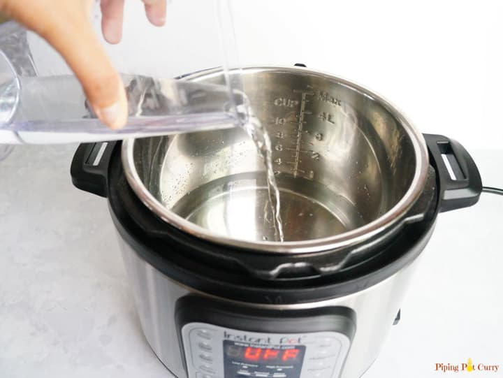 Instant Pot Water Test - Add water