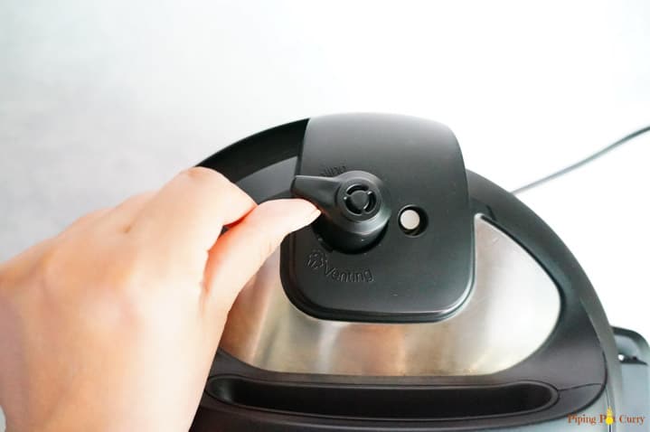 Instant Pot Water Test - Close vent