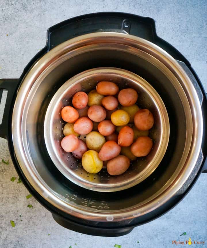 Baby Potatoes boiled in an Instant Pot