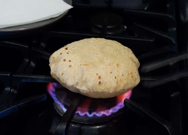 Roti - Chapati - Whole Wheat Indian Flatbread -Cook Roti