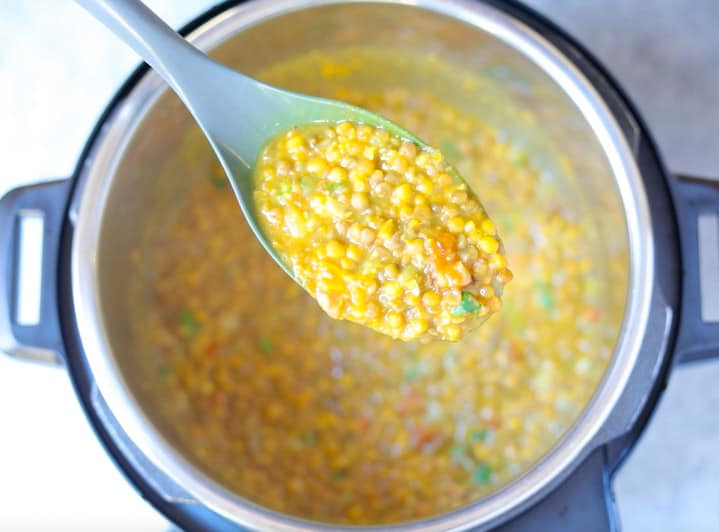 Masoor Dal ready in instant pot